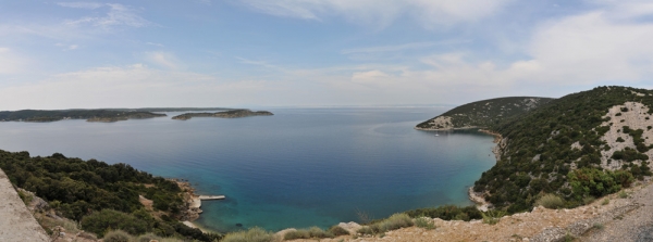 Insel Rab - Blick auf die Bucht bei Supetarska Draga