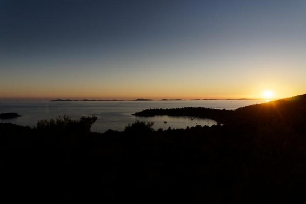 Sonnenuntergang auf der Insel Murter